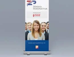 Ženska perspektiva Roll Up Banner